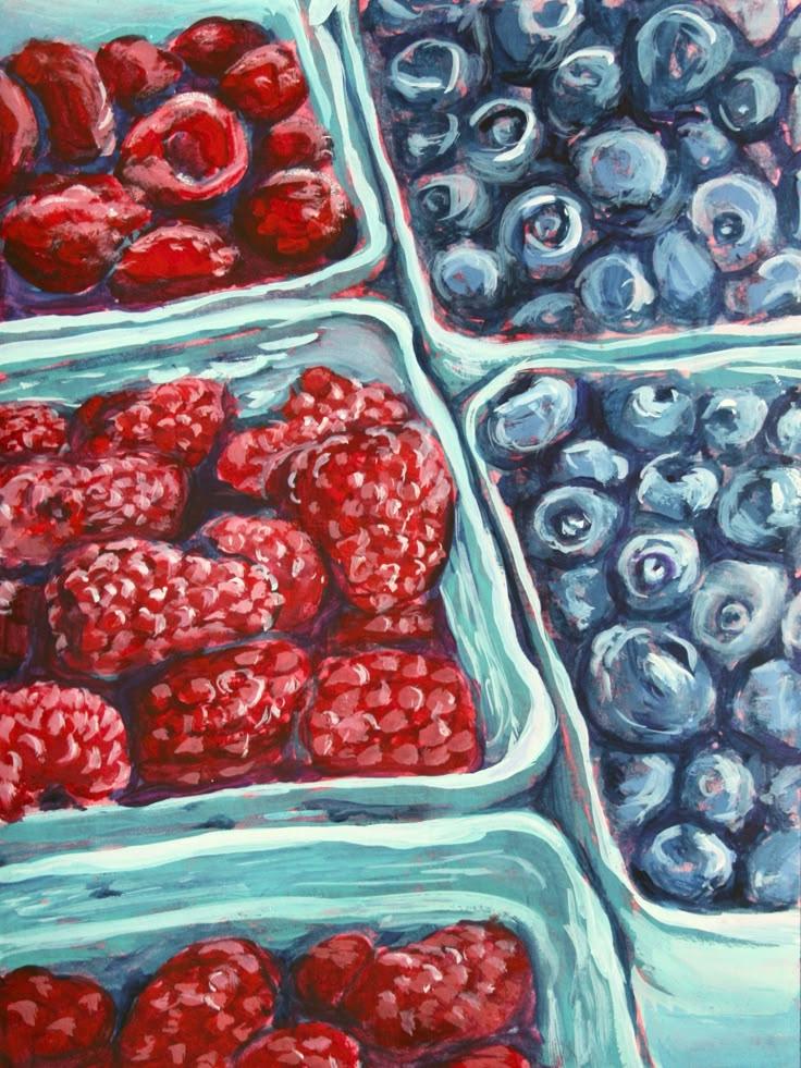Rustic Berry Medley: Nature's Sweet Gems